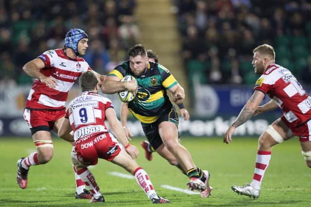 Kieran Brookes tried to get Saints on the front foot