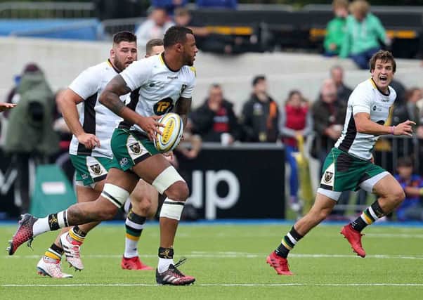 Courtney Lawes missed Saints' game against Gloucester (picture: Sharon Lucey)