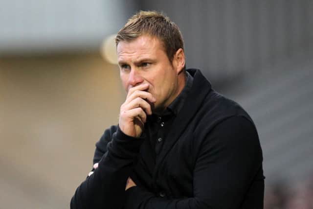 MUCH TO PONDER: David Flitcroft has plenty to think about after his side suffered a seventh straight defeat on Saturday. Picture by Sharon Lucey