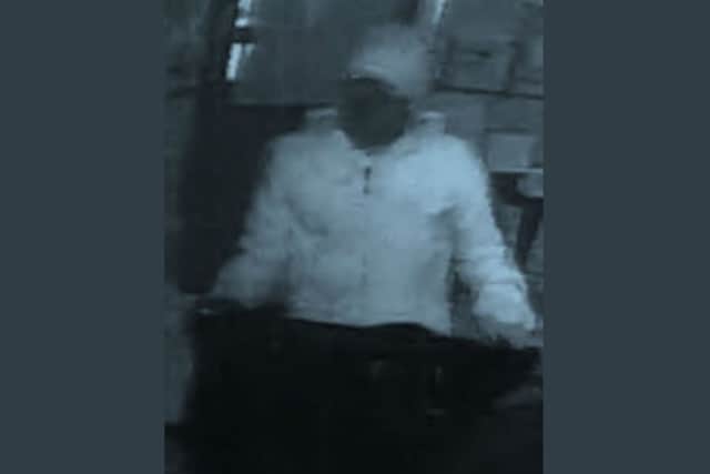 The CCTV image released by police