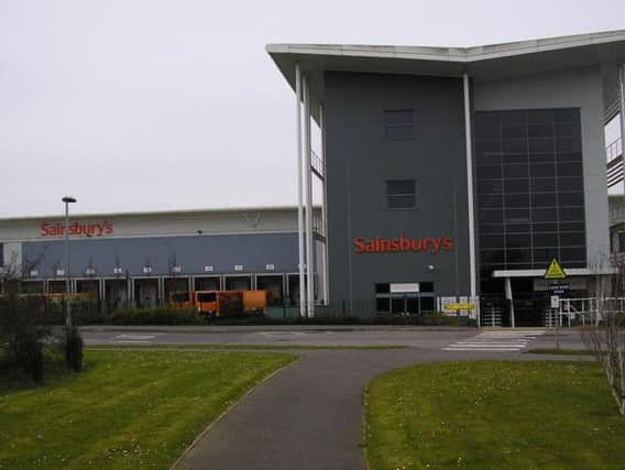 Wincanton's Sainsbury's distribution centre at Pineham. The supermarket giant is looking to base it's frozen food distribution centre on an adjacent site.