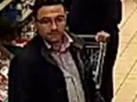 A CCTV image released by police