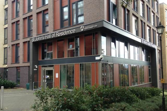 Two people were arrested on suspicion of assault at St John's Hall of Residence on Wednesday morning.