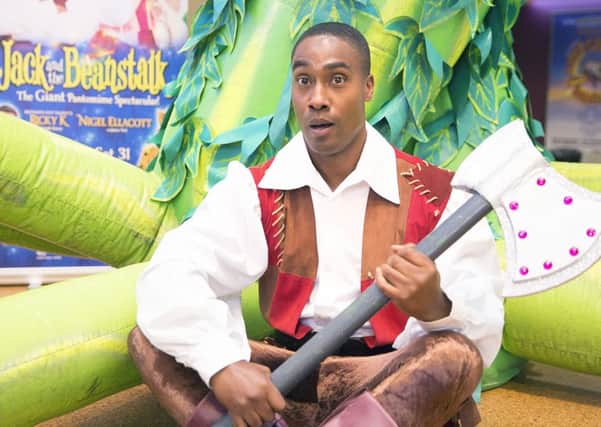 Simon Webbe appearing in Jack and the Beanstalk