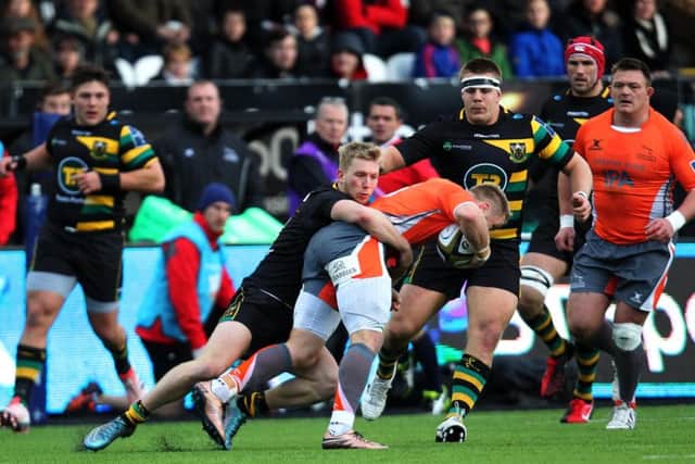 Howard Packman getting stuck in