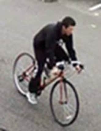 CCTV footage of man believed to have taken bike in Kingsthorpe