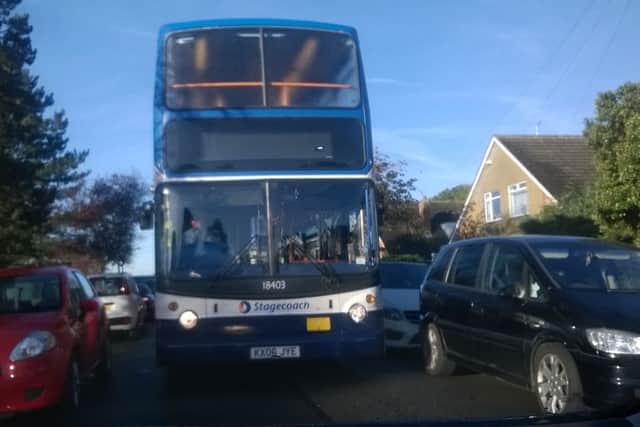 Spinney Hill Road was left stationary on Wednesday, November 2