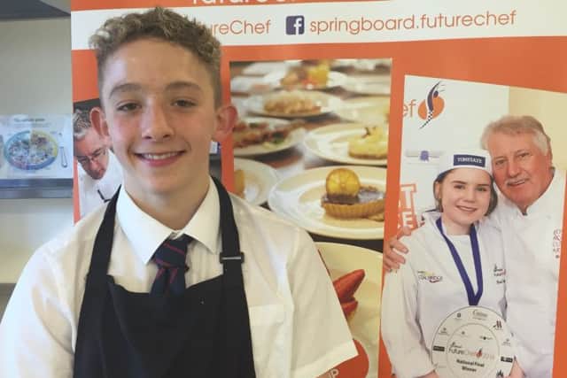 14 year old Lawrenze Denton cooked up a storm to reach Springboards FutureChef Regional Final. NNL-160811-154612001