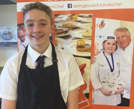 14 year old Lawrenze Denton cooked up a storm to reach Springboards FutureChef Regional Final. NNL-160811-154612001
