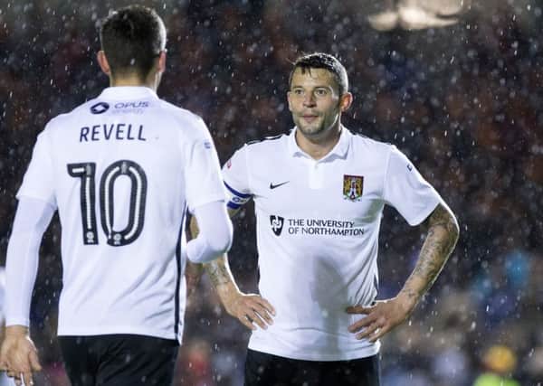 HOT SHOTS - Marc Richards (right) and Alex Revell have both impressed for the Cobblers this season