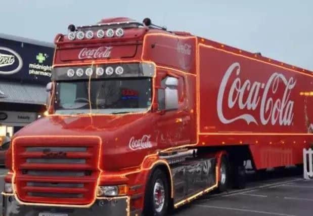 The Coca-Cola truck is arriving in Northampton next month...but when did it first appear on television screens?