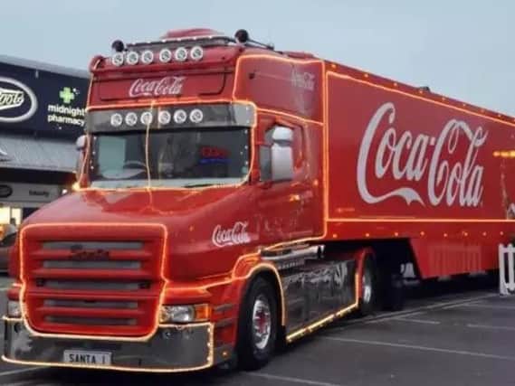 The Coca-Cola truck is arriving in Northampton next month...but when did it first appear on television screens?