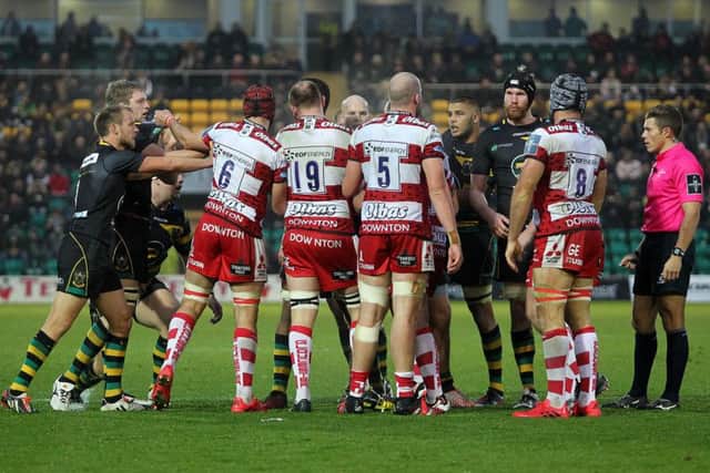 Gloucester No.5 Joe Latta was a pantomime villain