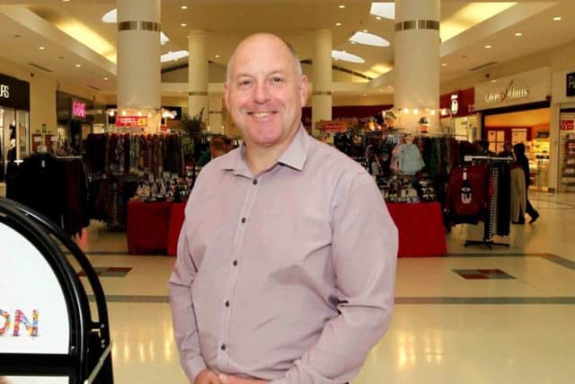 Manager of Weston Favell Shopping Centre, Kevin Legg