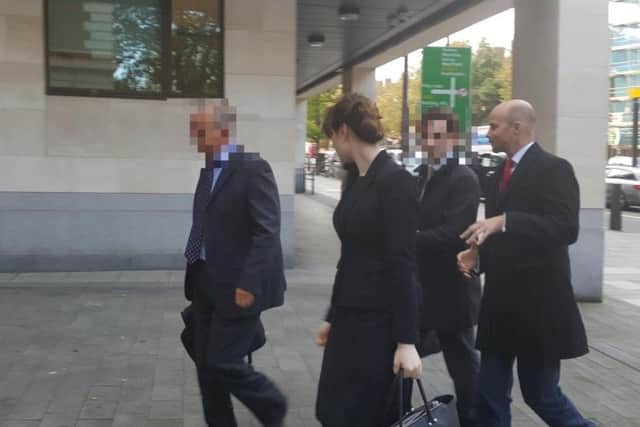Former Northants Police and Crime Commisioner Adam Simmonds arriving at Westminster Magistrates' Court last month.