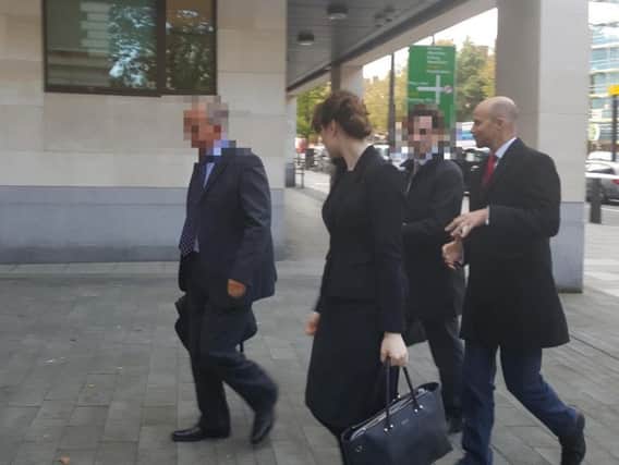 Former Northants Police and Crime Commisioner Adam Simmonds arriving at Westminster Magistrates' Court last month.
