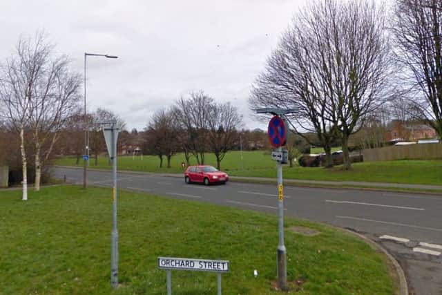 Western Avenue, close to the scene of the recent collision
