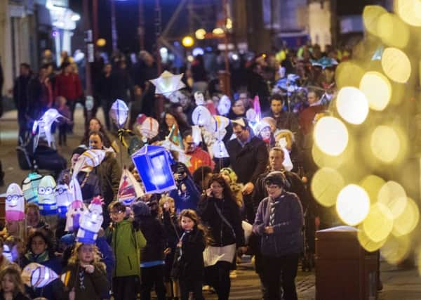 The 2015 Lantern Parade in Daventry