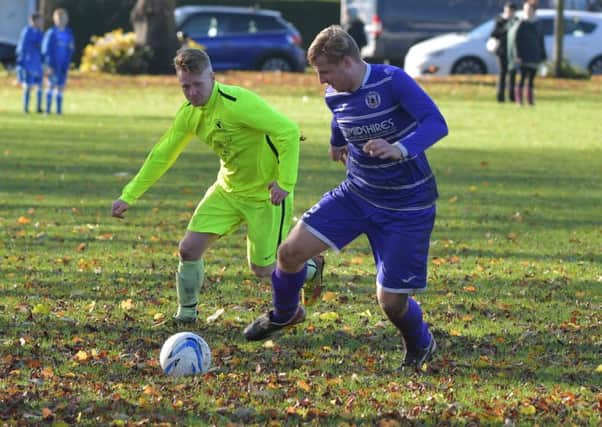 Action from the premier division clash between Midshires and Deers Leap (Pictures: Dave Ikin)