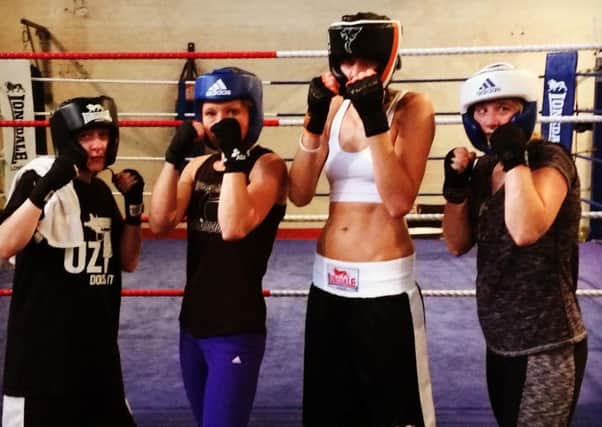 FOUR female boxers from Northampton fought last weekend