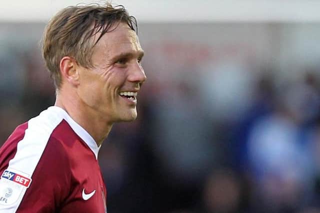 READY FOR HIS DERBY DEBUT - Matt Taylor is available to take on Peterborough United on Saturday