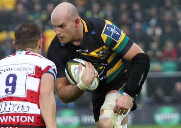 LEADING MAN - Sam Dickinson skippers Saints against Worcester on Friday night