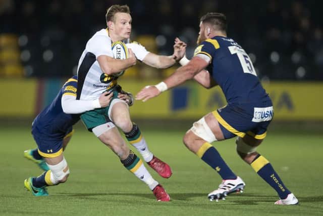 Rory Hutchinson started at centre for Saints