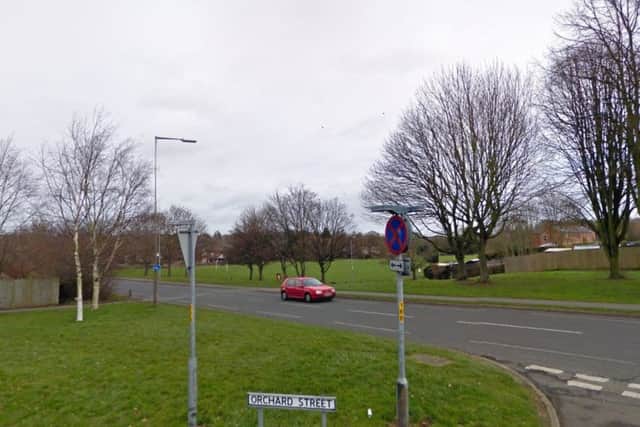 Western Avenue close to the scene of the collision