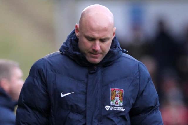 Cobblers boss Rob Page