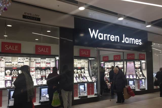 Warren James has moved to a prime spot on the ground floor of the Grosvenor Centre