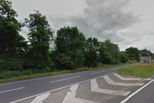 The location of the crash