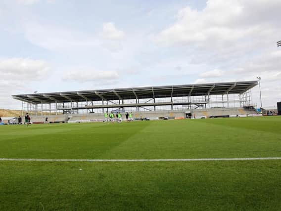 The East Stand at Sixfields in 2015