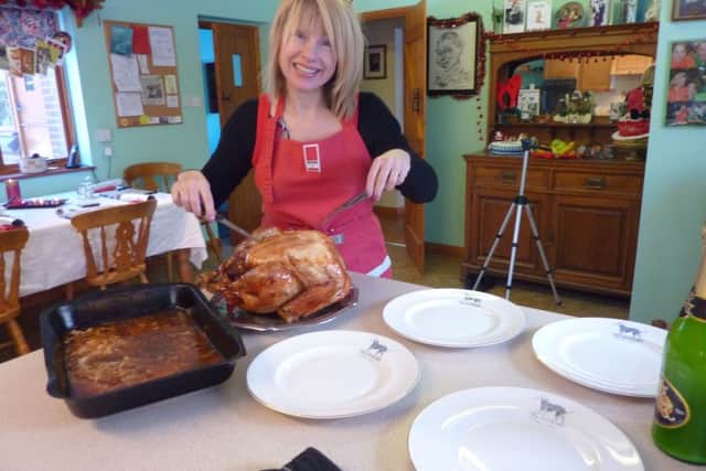 Farming Matters columnist Heather Jan Brunt serves up a traditional Christmas turkey.