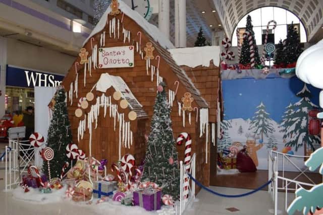 The edible Santa's grotto at Weston Favell Shopping Centre is a world first
