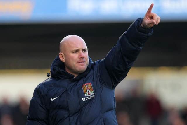 NO REWARD - Cobblers boss Rob Page saw his team play well against Bolton, but still lose 1-0 (Picture: Sharon Lucey)