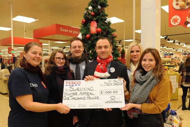 Tesco has donated 1,000 to Northamptonshire Community Foundation's Surviving Winter Appeal