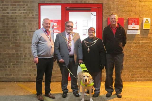 The Mayor and Mayoress of Northampton, Councillor Christopher and Mrs Lynne Malpas, visit the Northampton Central and Crow Lane Delivery Offices