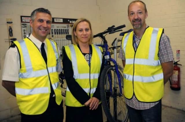 Northamptonshire Police are to set up shop in the Grosvenor Centre selling refurbished stolen bikes