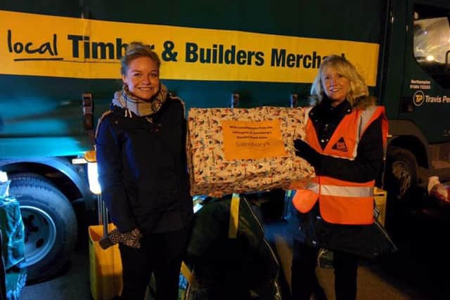 Hundreds of people have supported the Christmas toy collection by Travis Perkins