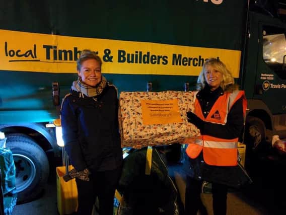 Hundreds of people have supported the Christmas toy collection by Travis Perkins