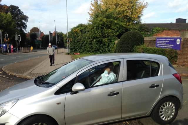 Phil Allen leaving Northampton Magistrates' Court in October.