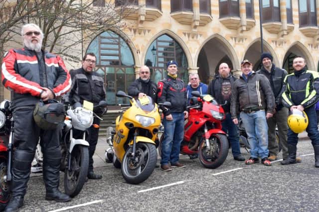 The Motorcycle Theft Northamptonshire played host to a peaceful protest yesterday