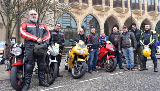 The Motorcycle Theft Northamptonshire played host to a peaceful protest yesterday