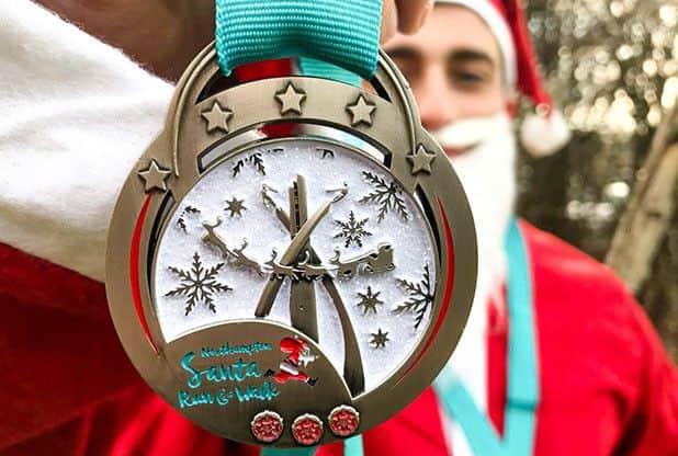 Medal Unveiled for Santa Run & Walk