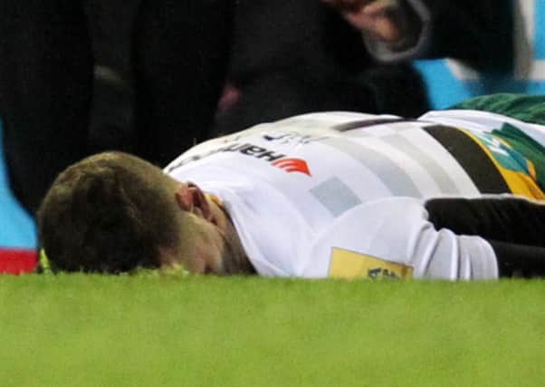 George North was injured during last weekend's clash with Leicester Tigers