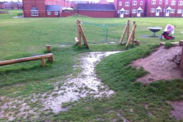 Damaged play areas could be restored