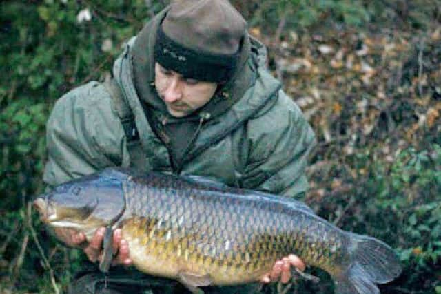 WHAT A CATCH! - Tommy Taylor with his 22-4 Stanwick common