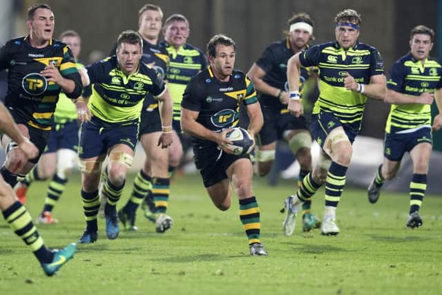 Nic Groom started at scrum-half for Saints