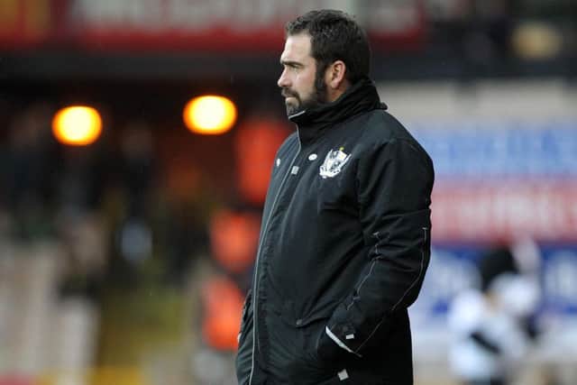 Bruno Ribeiro on the touchline at Vale Park. Picture by Sharon Lucey