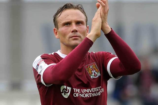 EXPERIENCED - Cobblers midfielder Matt Taylor